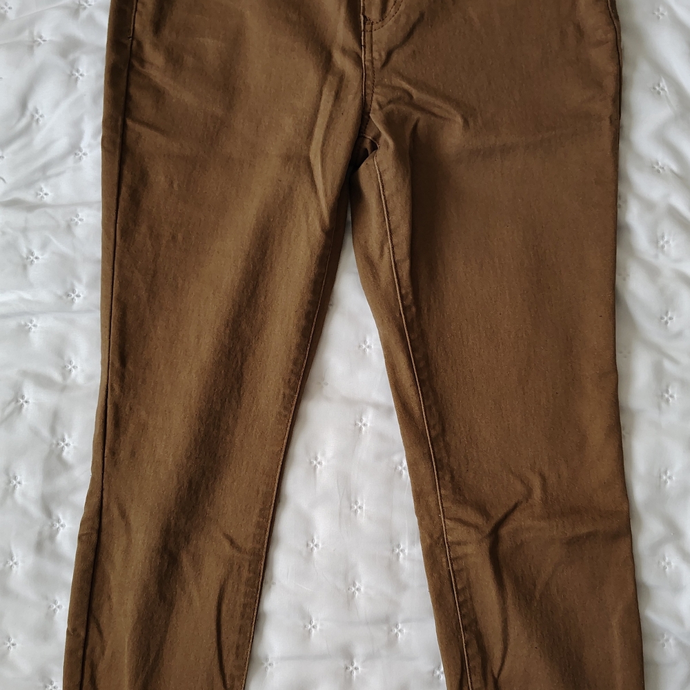 Brown Casual Pants